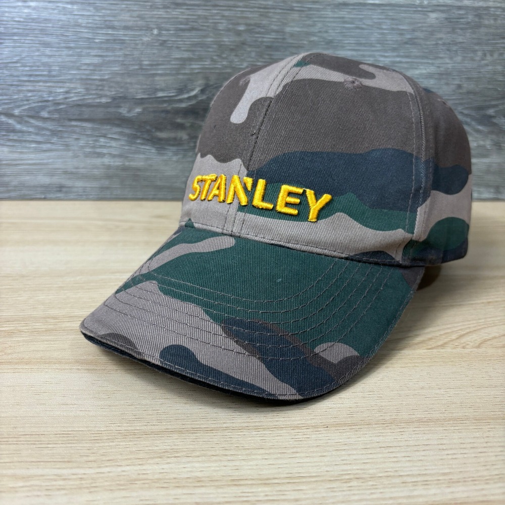 Stanley Hat Cap Snap Back Brown Green Camouflage‎ Outdoors